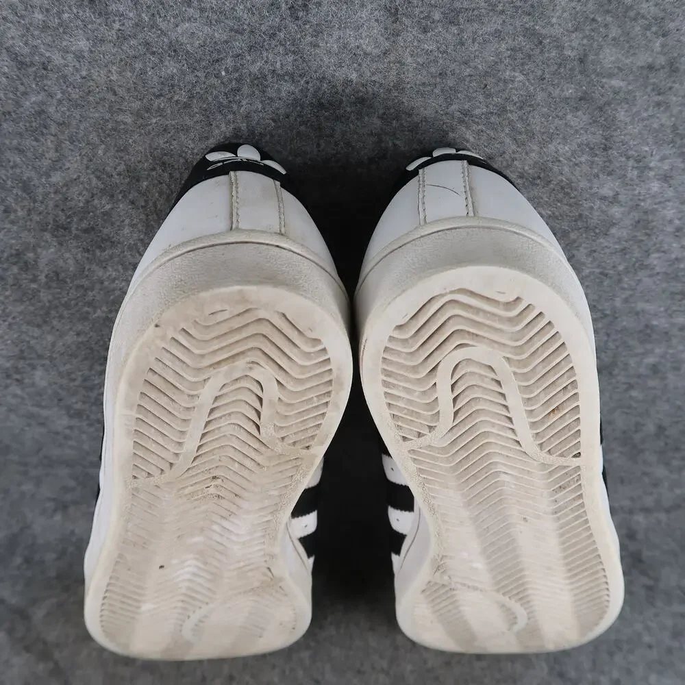 Adidas Shoes Mens 7.5 Superstar Sneakers Casual Lace Up Trainer Lifestyle White